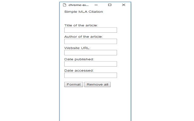 Simple Mla Citation