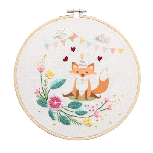 Title 1, Cartoon animal hand embroidery for creative pro...