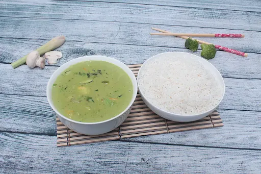 Thai Green Curry Veg With Rice