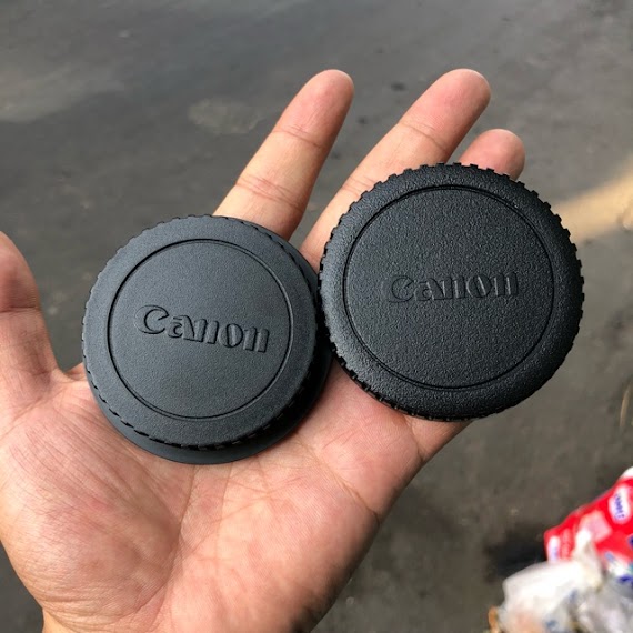 Bộ Cap (Nắp) Body + Đuôi Lens Cho Máy Canon Eos