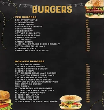 Burger In Law menu 