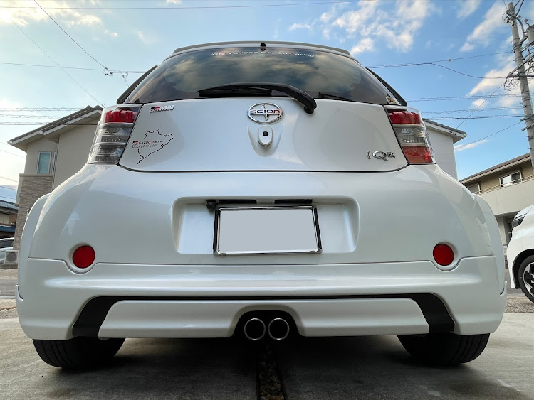 iQの乗っかってみた・iQ NGJ10・後ろからショットに関するカスタム事例の投稿画像2枚目