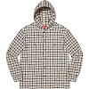 mini plaid hooded shirt ss22