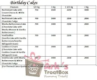 Ark's Treat Box menu 3