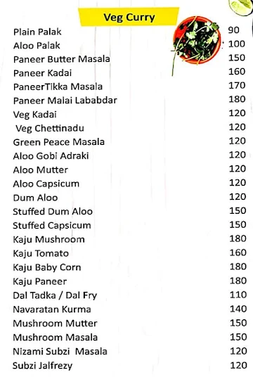 Hotel Naidu Grand menu 