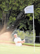 TOUGH TIMES: Richard Sterne at the Joburg Open last weekend. He is struggling to find his game