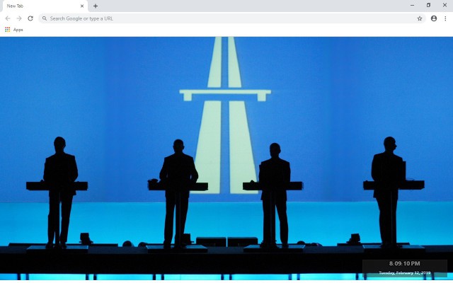 Kraftwerk New Tab & Wallpapers Collection