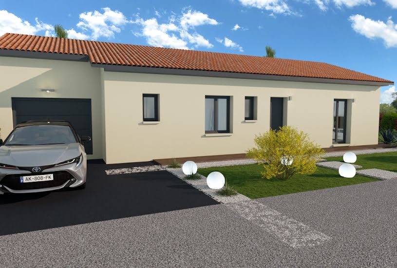  Vente Terrain + Maison - Terrain : 600m² - Maison : 90m² à Blyes (01150) 