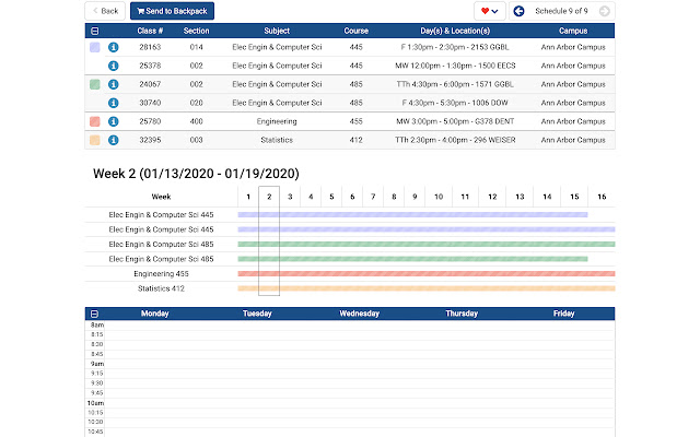 UMich ScheduleMaker