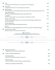 G Bar, The Grand menu 4