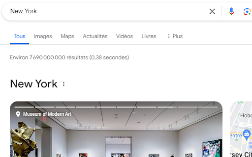 Google map shortcut