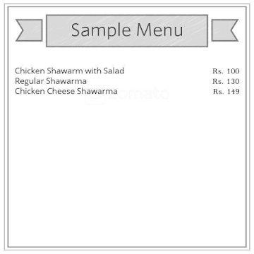 Shawarma Chef menu 