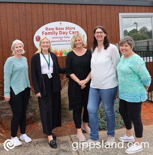 Shelley, Sam, Julie, Carolynne and Leanne from council's Family and Children's Services team