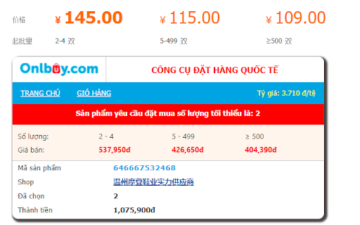 Đặt Hàng Trung Quốc - OnlBuy.com