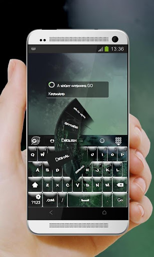 玩個人化App|夜の屋外で GO Keyboard免費|APP試玩