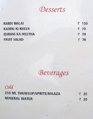 Imperial Multi-Cuisine Restaurant menu 8