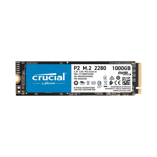 Ổ cứng SSD Crucial P2 250GB 3D NAND M.2 CT250P2SSD8