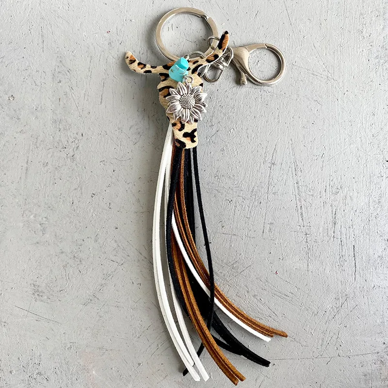 Title 6, Western style sleutelhanger met retro reliëf va...