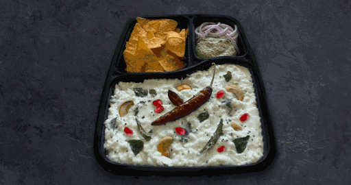 Tadka Curd Rice Thali