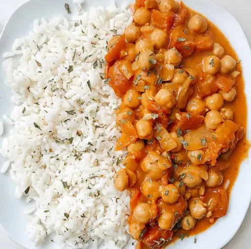 White Channa With Rice Meal [500 Ml]