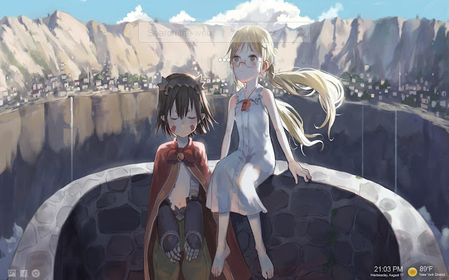 Made In Abyss New Tab Backgrounds