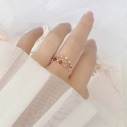 Title 4, S925 Sterling Silver Natural Amethyst Labradori...