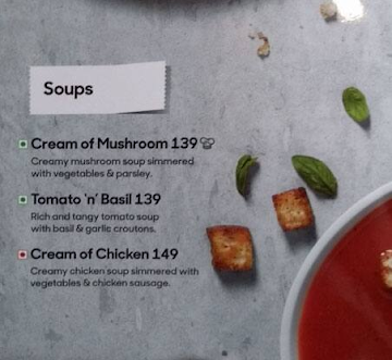 Pizza Hut menu 