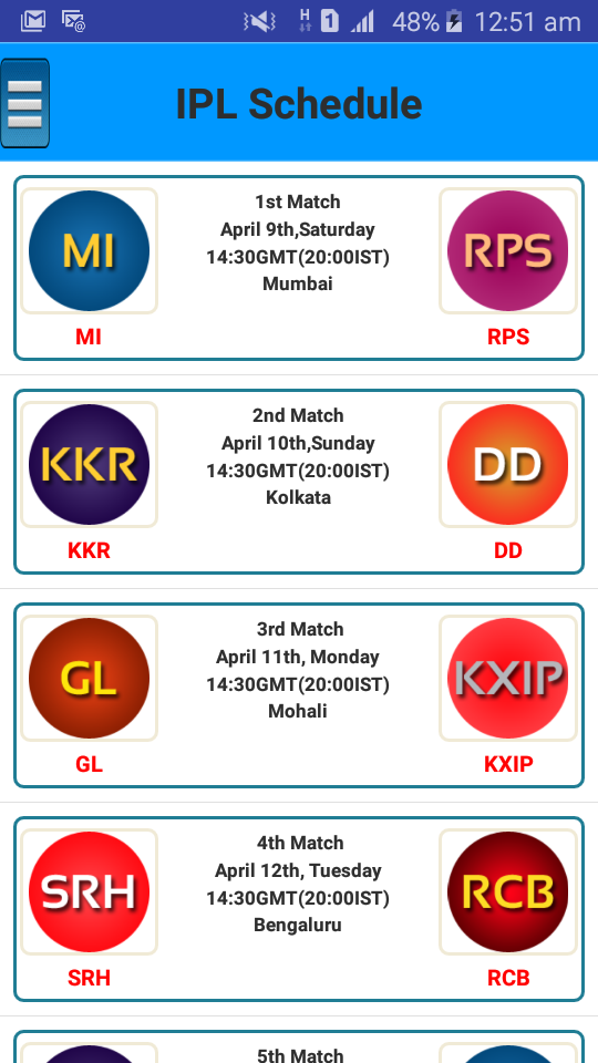 INDIA T20 LEAGUE Screen 3