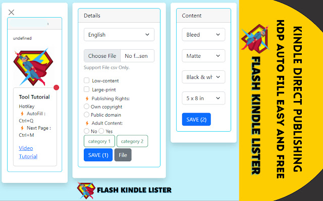 FLASH KINDLE LISTER