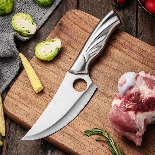 Title 2, All Steel Chef Slaughtering Knife, small cutlas...