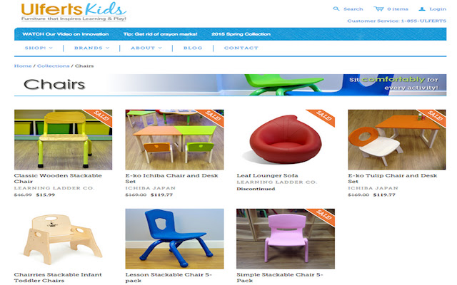 UlfertsKids.com Product Search