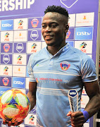 Bienvenu Eva Nga of Chippa United was Man of the Match in the DStv Premiership match against Maritzburg United at Nelson Mandela Bay Stadium on October 3 2020 in Port Elizabeth. 