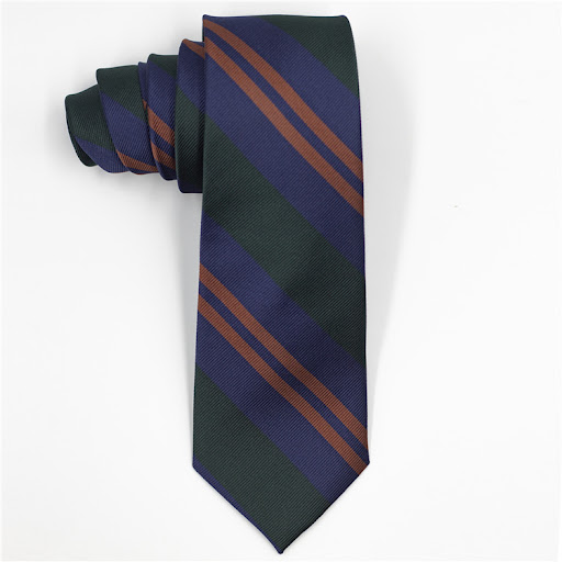 Title 1, Classic Contrast Color Twill Tie for Men Busine...