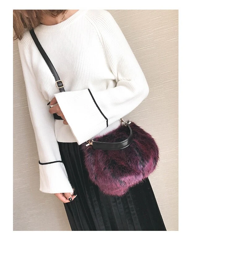 Title 3, Bolsa de ombro Hairy Bucket Bag, sensação Net R...
