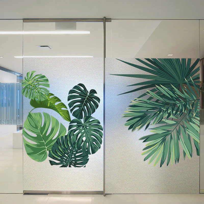 Electrostatic Frosted Window Film for Bathrooms Translucent and Opaque Privacy & Style. Adhesive-Free Application. Easy 