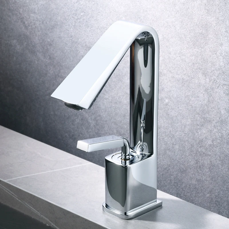 Kupfer Wasserhahn Luxus & Schlichtheit für Heiß- und Kaltwasser. Stilvolles Design und einfache Bedienung für Küche oder Bad.