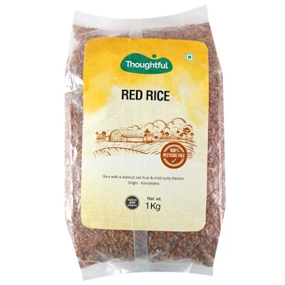 Thoughtful Pesticide-Free Red Raw Rice 1 Kg