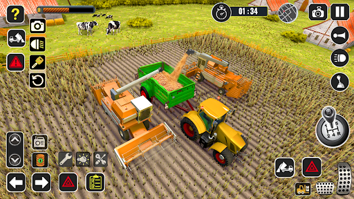 Screenshot Tractor Farming Game Harvester