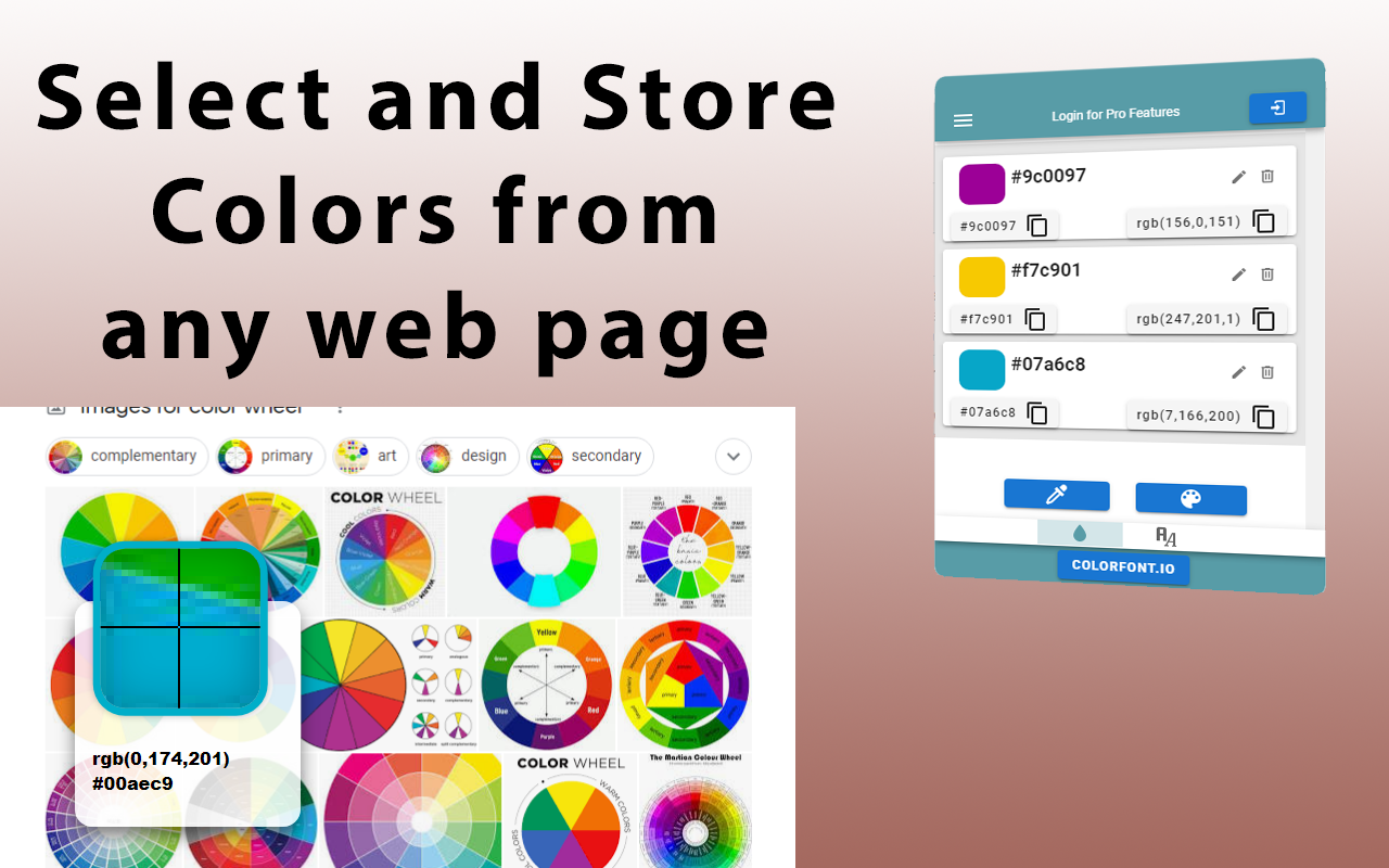 ColorFont - Color and Font Picker Preview image 3