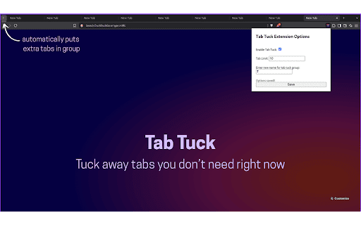 Tab Tuck