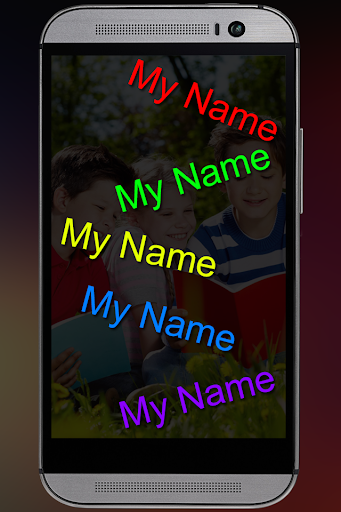 My Name Moving on Screen LWP