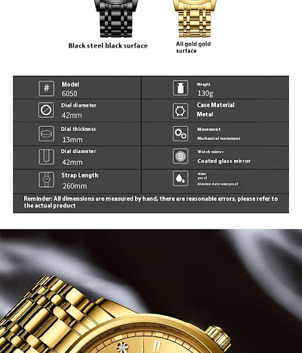 Title 4, Automatic Mechanical Watch Belt Style Business ...