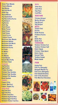 Hotel Malnad Family Restaurant menu 4