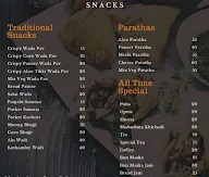 Dilbahar Snacks menu 1