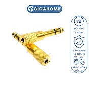 Jack Chuyển Đổi Âm Thanh Gigahome Từ Cổng 3.5Mm Sang 6.5Mm Chống Nhiễu 5781