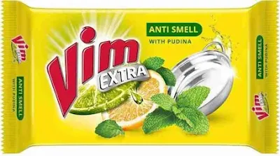 Vim Dishwash Anti Smell Bar Pudina - 145 gm