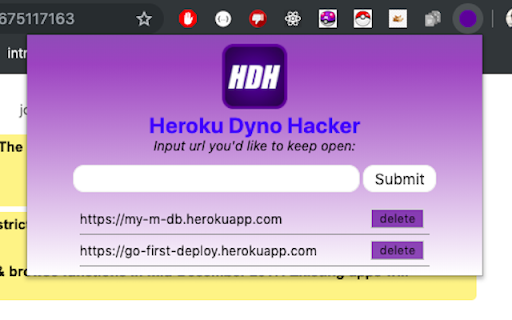 Heroku Dyno Hacker