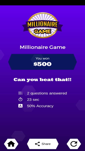 Screenshot Millionaire Game - Trivia Quiz