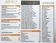 Prema Vilas menu 2