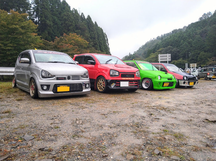 アルトワークスのアルト,ワークスミーティングin京都・京都オフ・King of Street C.C・退化が止まらないmyワークス🤣・♯深夜徘徊倶楽部に関するカスタム事例の投稿画像21枚目
